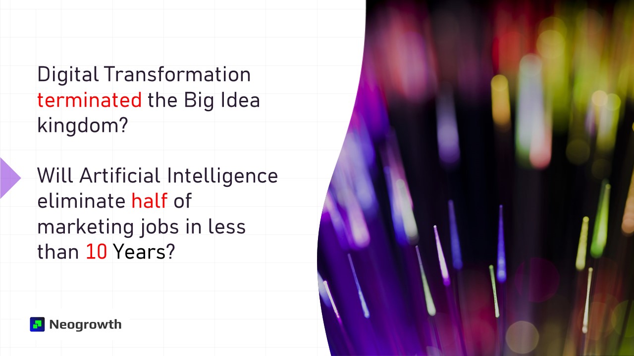 Você está visualizando atualmente O dado engoliu a big idea? A Inteligência Artificial vai engolir teu emprego?